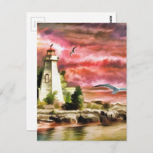 Lighthouse Briefkaart (Voorkant / Achterkant)