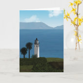 Lighthouse-briefkaart Kaart (Gele Bloem)