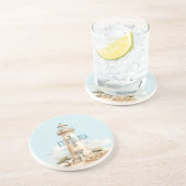 Lighthouse By the sea Zandsteen Onderzetter (Zijkant)