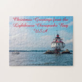 Lighthouse Chesapeake Bay. Jigzaag Puzzle Legpuzzel (Horizontaal)