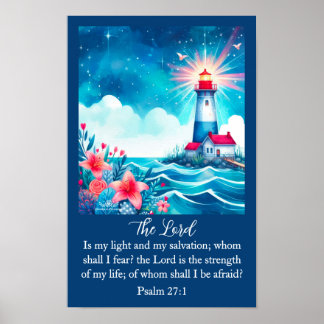 Lighthouse Christelijke Muurkunst Poster