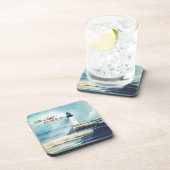 Lighthouse Christian Scripture Mattew Be a Light Bier Onderzetter (Rechterzijde)