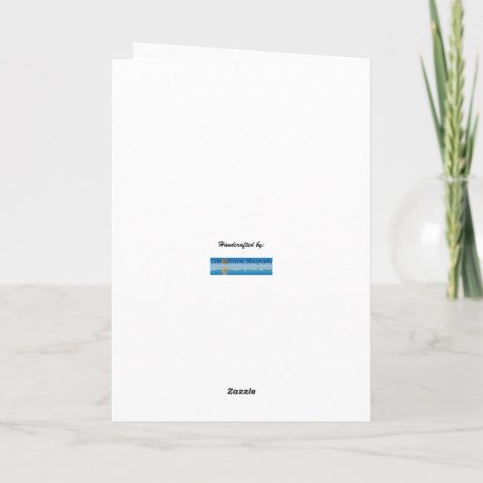 Lighthouse Christmas Wenskaart Feestdagen Kaart (Achterkant)