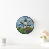 LIGHTHOUSE CLOCK PRIMITIVE DESIGN RONDE KLOK (Huis)