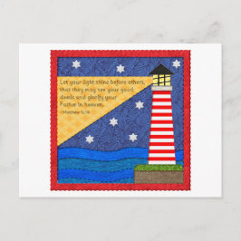 Lighthouse Collage Inspirerend Briefkaart