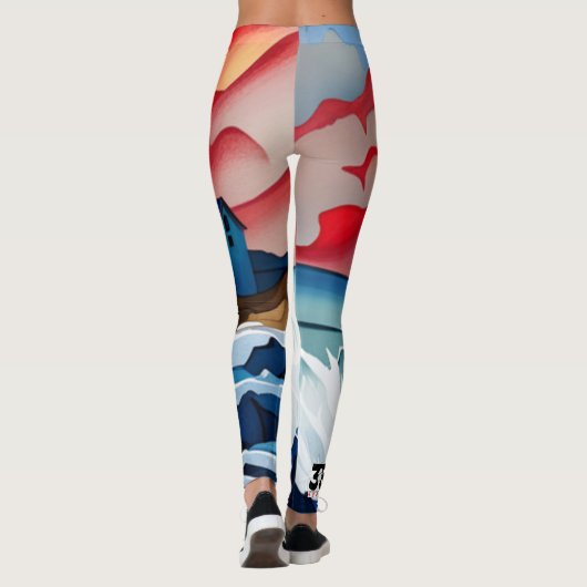 Lighthouse Collectie Leggings (Achterkant)