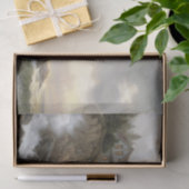 Lighthouse Cottage on Cliff Decoupage Tissuepapier (Geschenk)