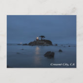 Lighthouse Crescent City, CA Briefkaart (Voorkant)