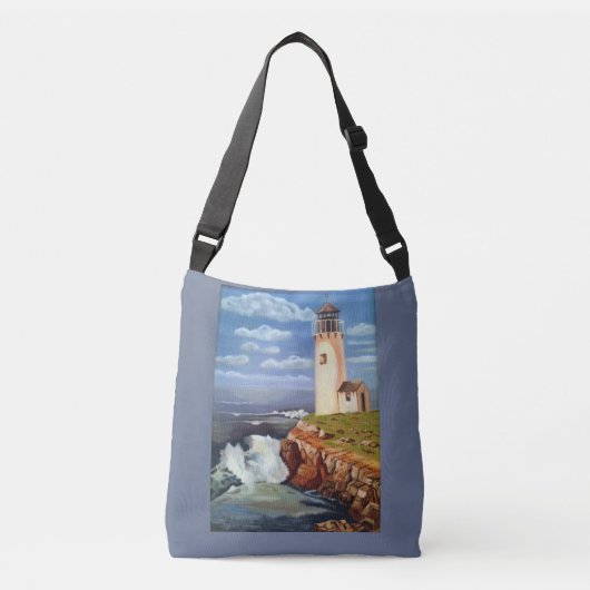 Lighthouse Crossbody Tas 'Remember Beautiful Thing (Voorkant)