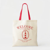 Lighthouse Custom Crimson Welkom Tote Bag (Voorkant)
