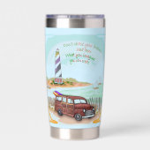 Lighthouse Dreams Geïsoleerde Drinkbeker (Achterkant)