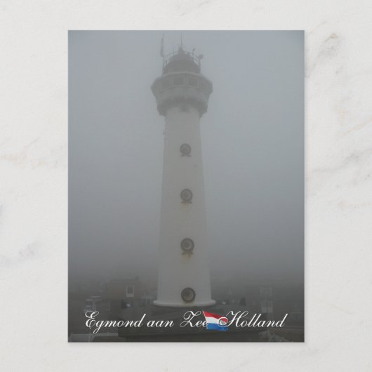 Lighthouse Egmond aan Zee Holland Briefkaart (Voorkant)