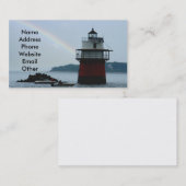 LIghthouse en regenboogVisitekaartjes Visitekaartje (Voorkant / Achterkant)