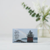 LIghthouse en regenboogVisitekaartjes Visitekaartje (Staand voorkant)