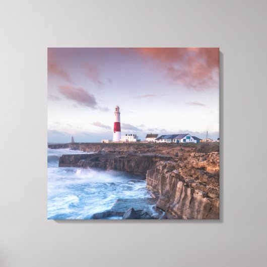 Lighthouse England Canvas Afdruk (Voorkant)