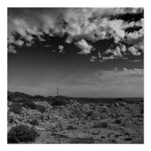 Lighthouse Faro de Abona, Tenerife Perfect Poster (Voorkant)