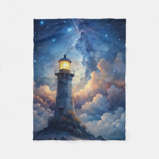 Lighthouse Fleece Deken (Voorkant)