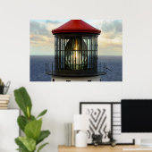 Lighthouse Glass Poster (Thuiskantoor)