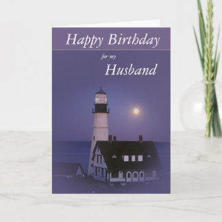 Lighthouse Happy Birthday Kaart