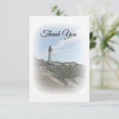 Lighthouse - Hartelijk dank Bedankkaart (Staand voorkant)