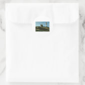 Lighthouse Hill - Edward Hopper Ronde Sticker (Tas)
