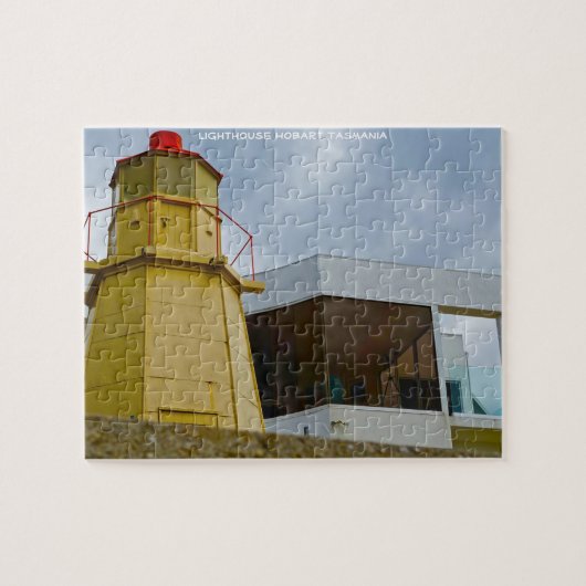 Lighthouse Hobart Tasmania Legpuzzel (Horizontaal)