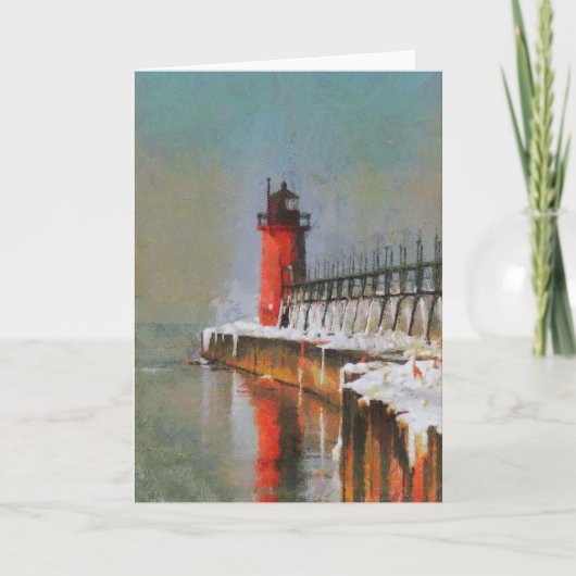 Lighthouse House Wenskaart Kaart (Voorkant)