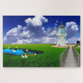 Lighthouse Island Puzzle Legpuzzel (Horizontaal)