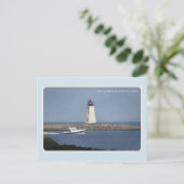 Lighthouse Jennings Beach Fairfield Briefkaart (Staand voorkant)