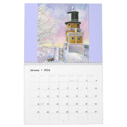 Lighthouse kalender (Jan 2026)
