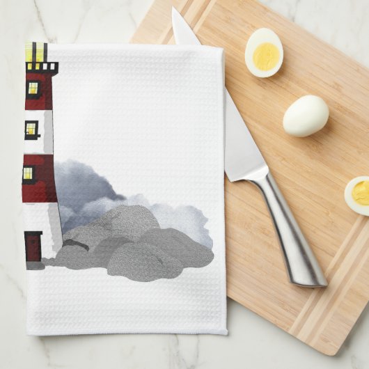 Lighthouse Kitchen Towel Theedoek (Quarter Fold)