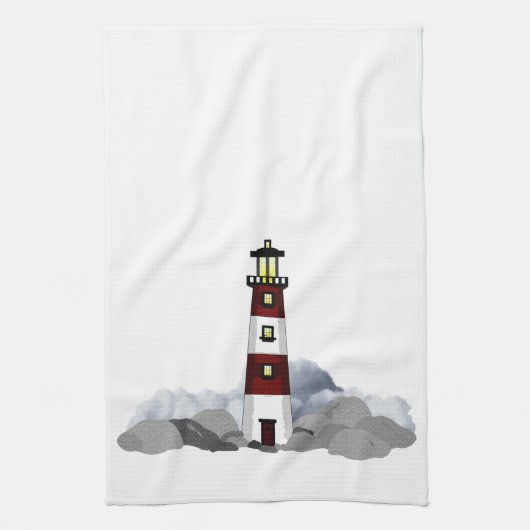 Lighthouse Kitchen Towel Theedoek (Verticaal)