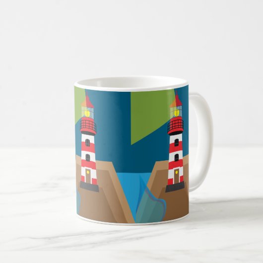 Lighthouse Koffiemok (Voorkant rechts)