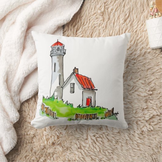 Lighthouse Kussen (Deken)