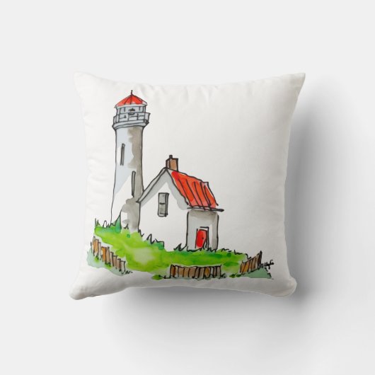 Lighthouse Kussen (Achterkant)