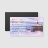 Lighthouse Landscape Foto Inspant Quote Magnet (Voorkant / Achterkant)