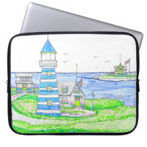Lighthouse Laptop Hoesje Electronics Bag
