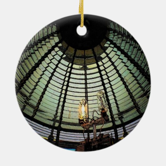 Lighthouse Lens Ornament (Achterkant)