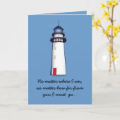 Lighthouse Love Kaart (Gele Bloem)