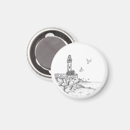 Lighthouse Magnet (Voorkant / Achterkant)