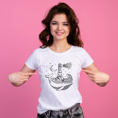 Lighthouse Moon Whale T-shirt