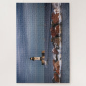 Lighthouse on a Frosty Morning Duluth Minnesota Legpuzzel (Verticaal)