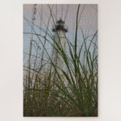 LIghthouse op zandgrasstrand - 20x30 - 1014 pcs Legpuzzel (Verticaal)