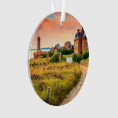 Lighthouse Ploumanach, Frankrijk Ornament (voorkant)