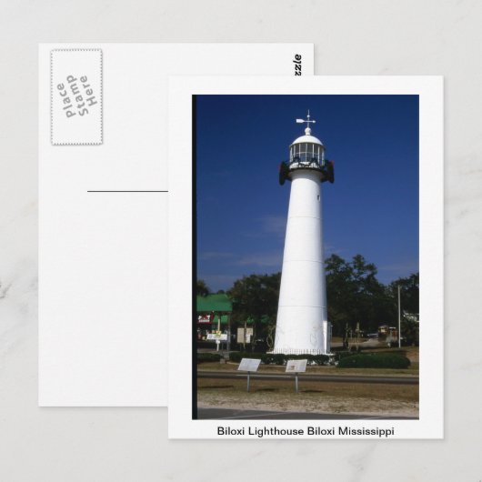 Lighthouse Post Card Briefkaart (Voorkant / Achterkant)