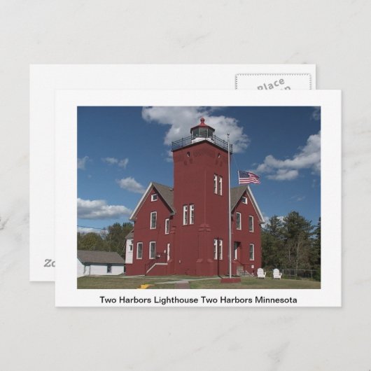 Lighthouse Post Card Briefkaart (Voorkant / Achterkant)