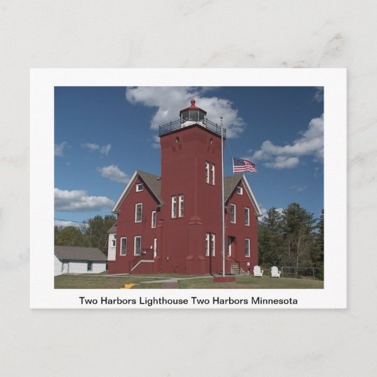 Lighthouse Post Card Briefkaart (Voorkant)