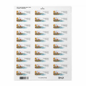 Lighthouse Retouradreslabels | Kustherfst Etiket (Full Sheet)
