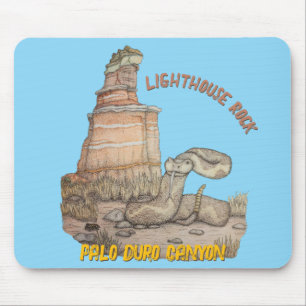 Lighthouse Rock Ratelslang Muismat