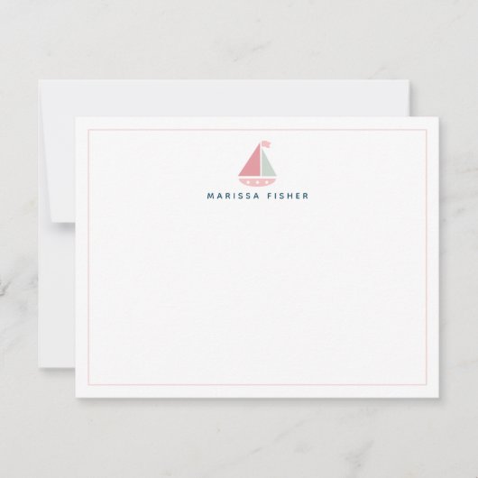 Lighthouse roze Stationery Note Kaart Notitiekaartje (Voorkant)